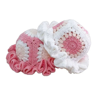 Sunflower Hollow Knitted Bucket Hat