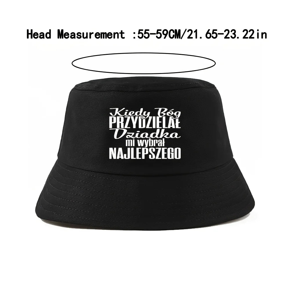 Grandpa Best Pattern Outdoor Bucket Hat