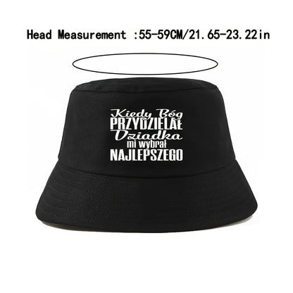 Grandpa Best Pattern Outdoor Bucket Hat