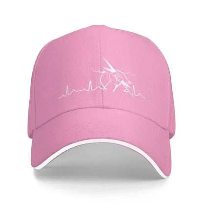 Electrician Heartbeat Punk Baseball Cap