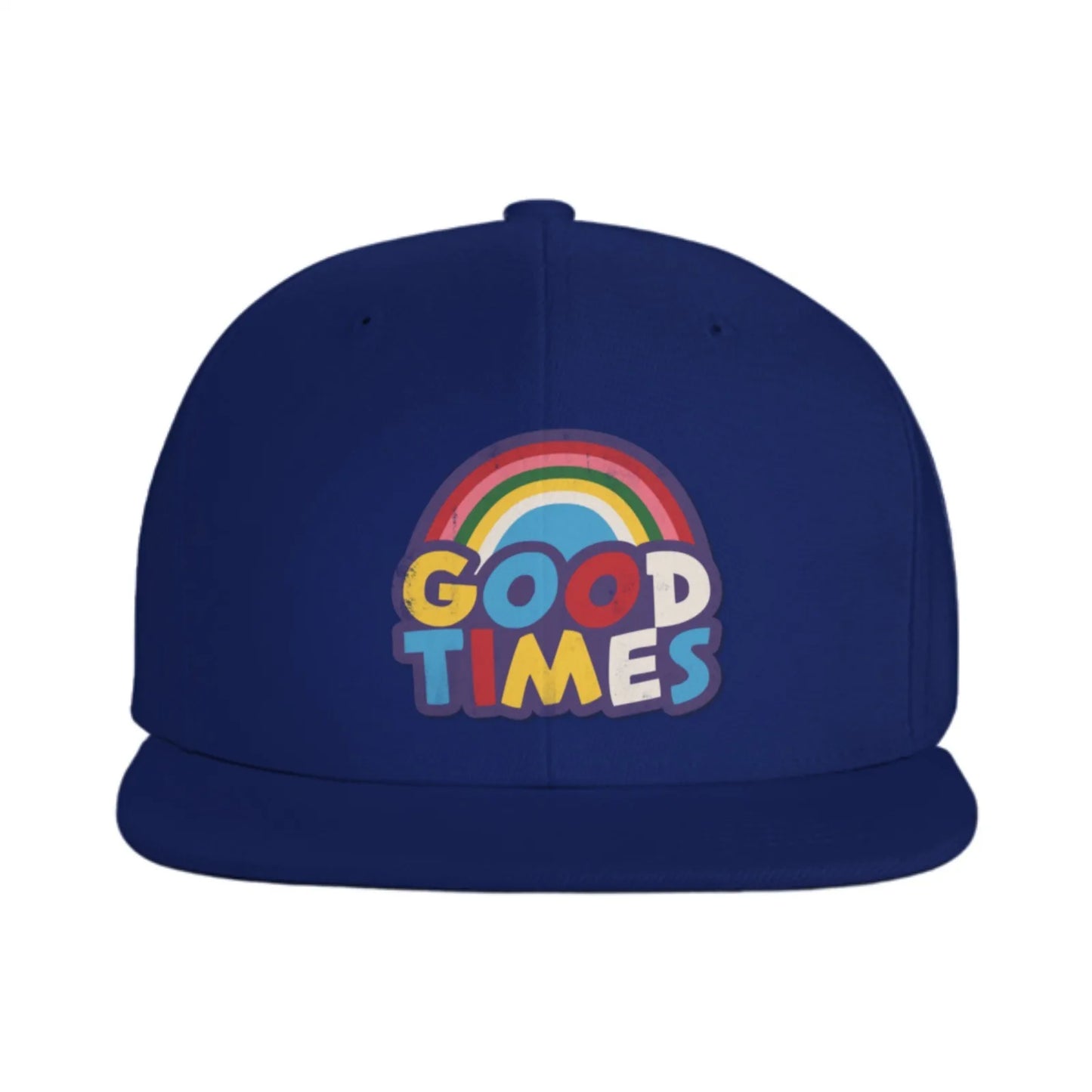 Good Times Rainbow Graphic Snapback Cap Hat