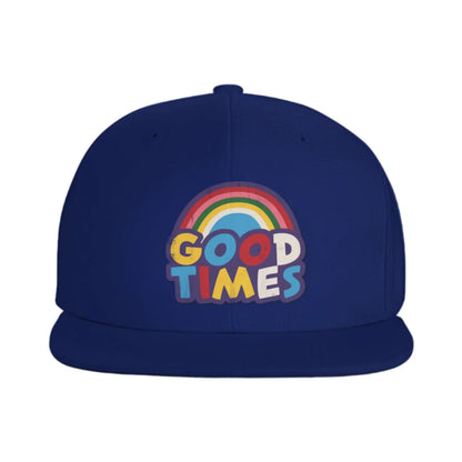 Good Times Rainbow Graphic Snapback Cap Hat