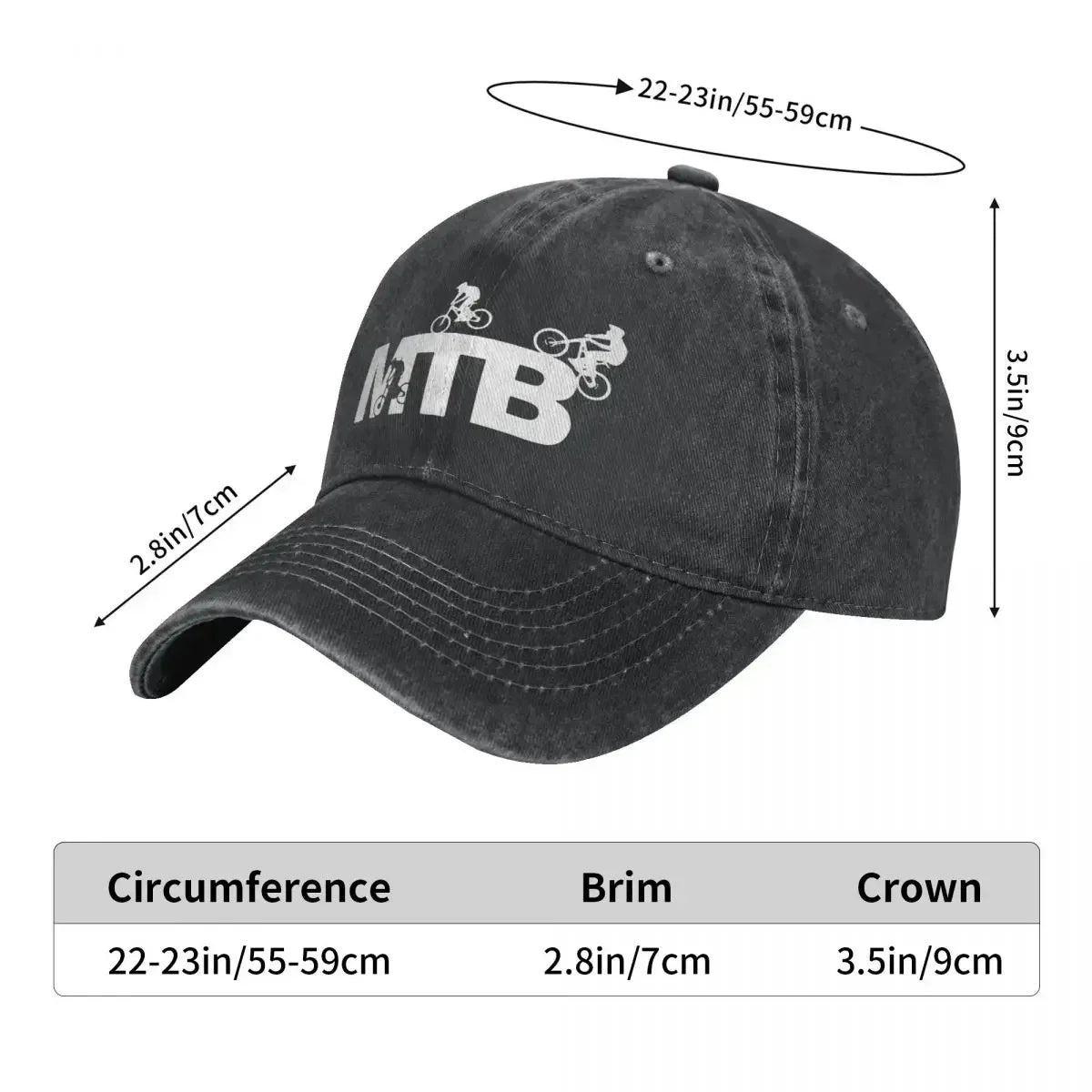 MTB Cycling Snapback Baseball Cap