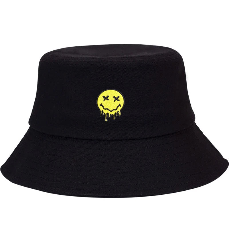 Graffiti Smiley Fashion Bucket Hat
