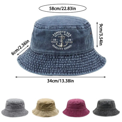 Unisex Foldable Fisherman Hat Breathable Outdoor Travel Sun Hat