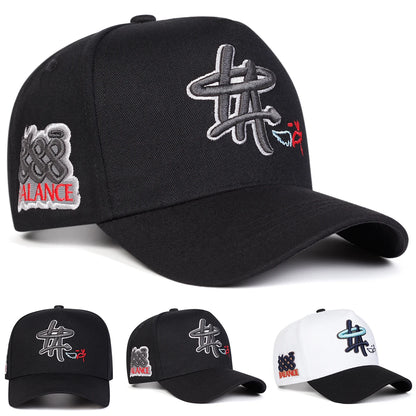 HA Letter Embroidery Outdoor Baseball Cap
