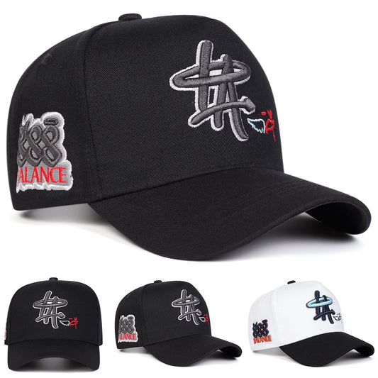 HA Letter Embroidery Outdoor Baseball Cap