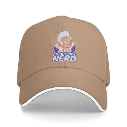 Go Outside Nerd Baseball Cap