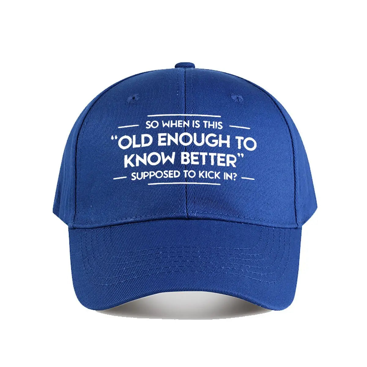 Funny Quote Snapback Baseball Cap
