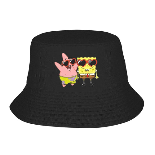 Spongebobs Bucket Hat Heart Streetwear Fisherman Caps