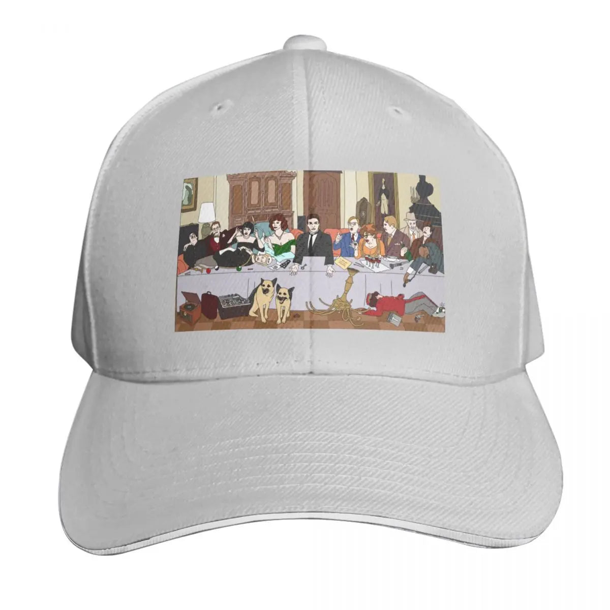 The Last Supper At Boddy Mansion Baseball Cap