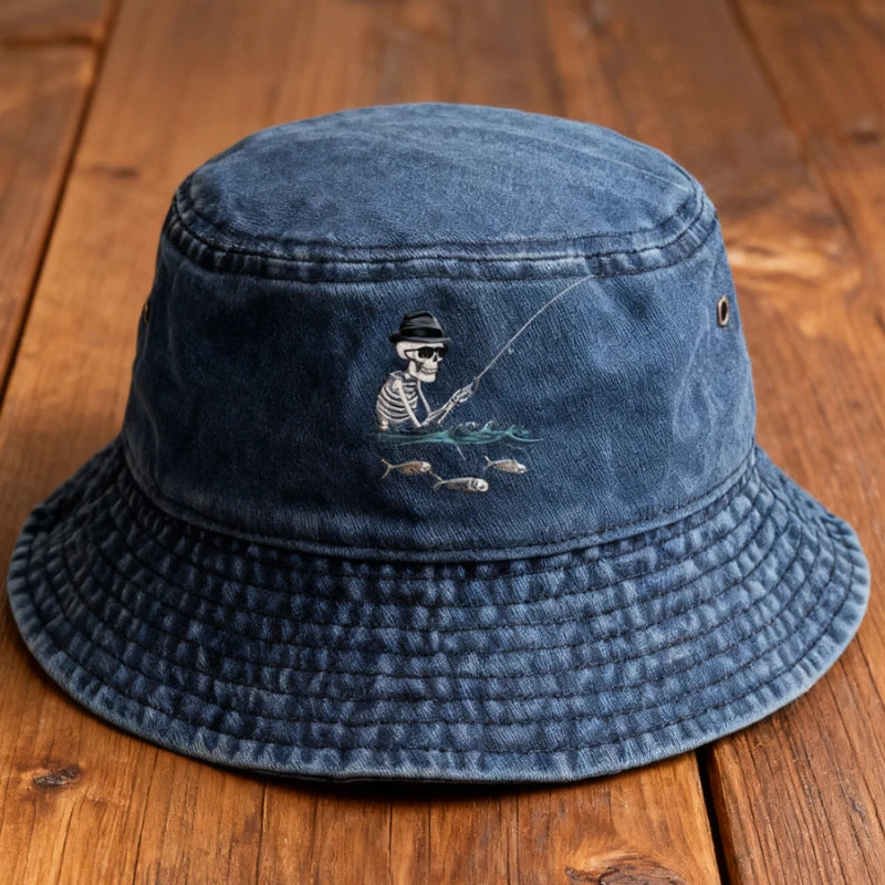 Cotton Washed Bucket Hat Vintage Fishing Hat For Men Women