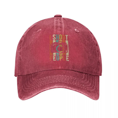 Vintage Photographer Distressed Baseball Cap
