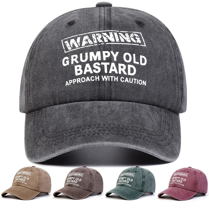 Letter Print Outdoor Baseball Cap