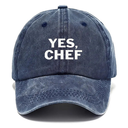 Yes Chef Distressed Baseball Cap