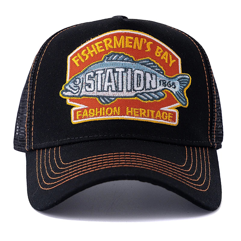 Unisex Summer Fishing Baseball Cap