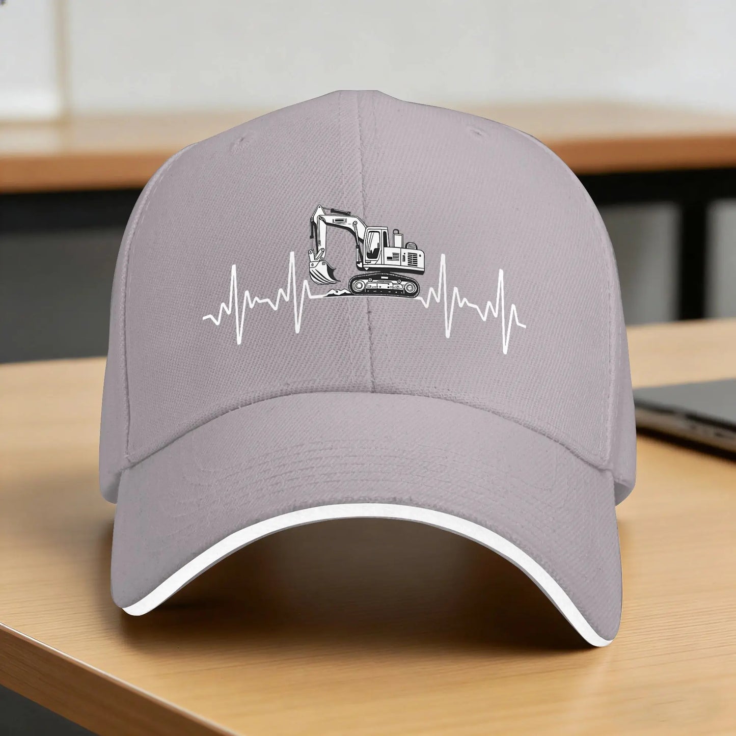 Funny Excavator Art Trucker Baseball Cap