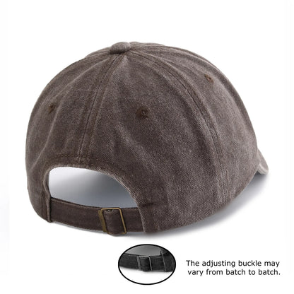 1pc Schnauzer Print Washed Baseball Cap For Adults