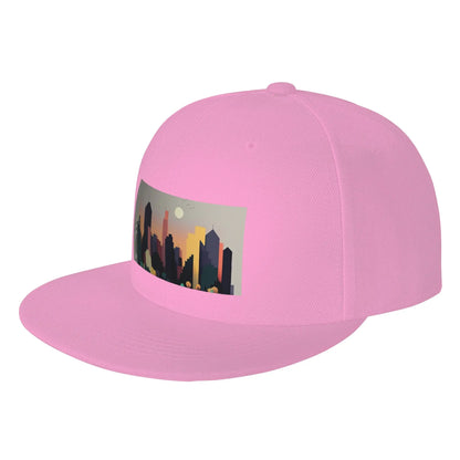 Fashion City Landscape Snapback Cap