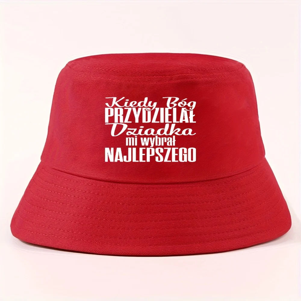 Grandpa Best Pattern Outdoor Bucket Hat