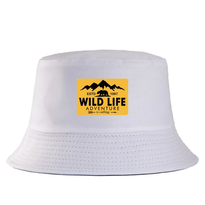 Wildlife Print Reversible Summer Bucket Hat