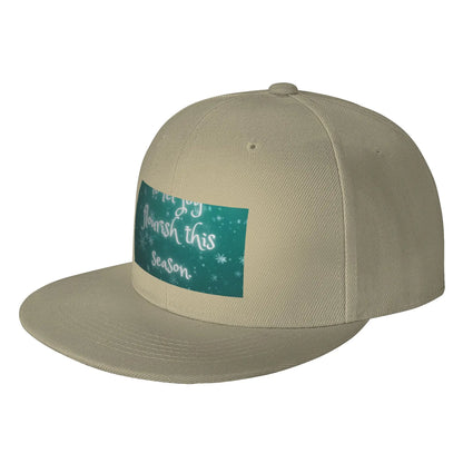 Happiness Blooms When Stress Fades Snapback Cap