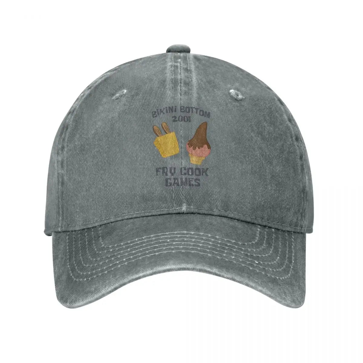 SpongeBob Fry Cook Distressed Baseball Cap