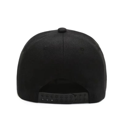 Adjustable Letter Embroidered Unisex Hip-Hop Snapback Cap