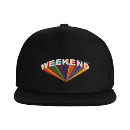 Weekend Rainbow Prism Snapback Cap Hat