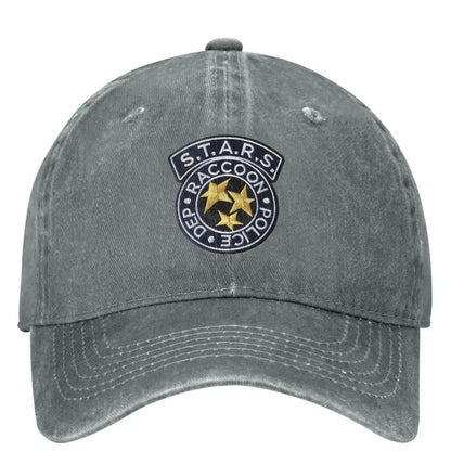 Stars Logo Baseball Cap Residents Evils Game Unisex Teens Design