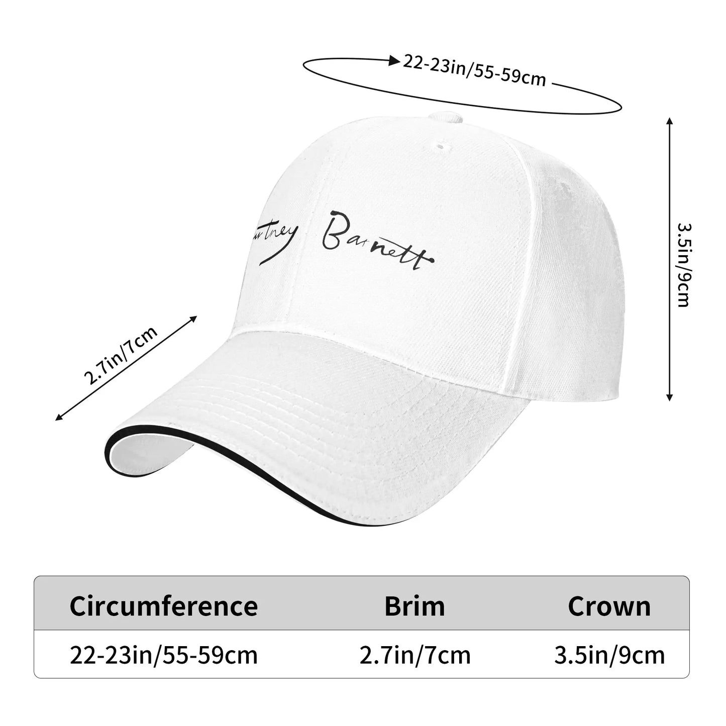 Courtney Barnett Australian Singer Baseball Cap