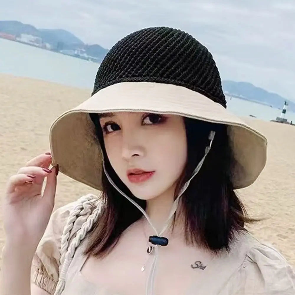 Summer UV Protection Bucket Hat