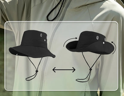 Elk Forest Print Outdoor Bucket Hat