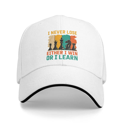 I Win Or I Learn Baseball Cap