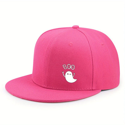Festive Cap With Ghost Design Perfect For Halloween
