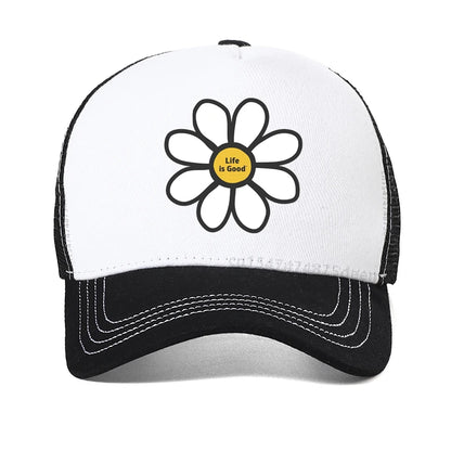Little Daisy Embroidery Cotton Baseball Cap