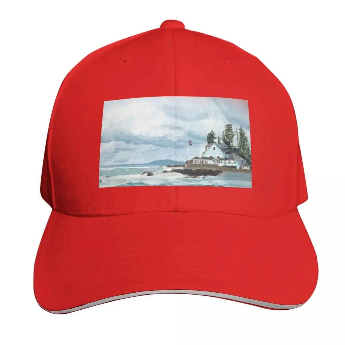 Kennebunk Maine Vintage Retro Embroidered Baseball Cap