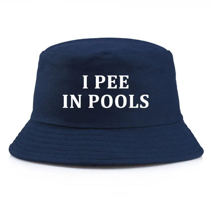 Funny Pool Party Cotton Bucket Hat