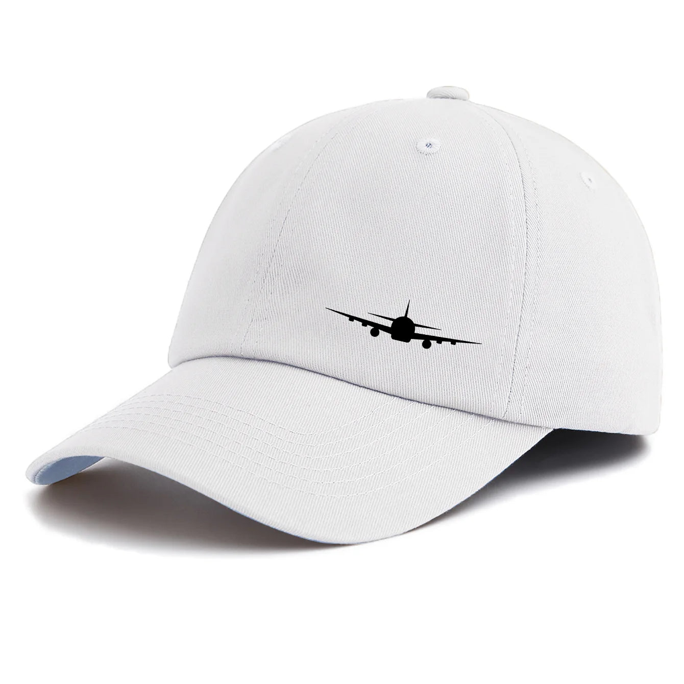 1pc Airplane Print Baseball Cap For Adults