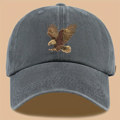Eagle Print Outdoor Baseball Cap