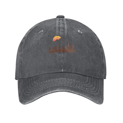 Sunset Mountain Adventure Baseball Cap