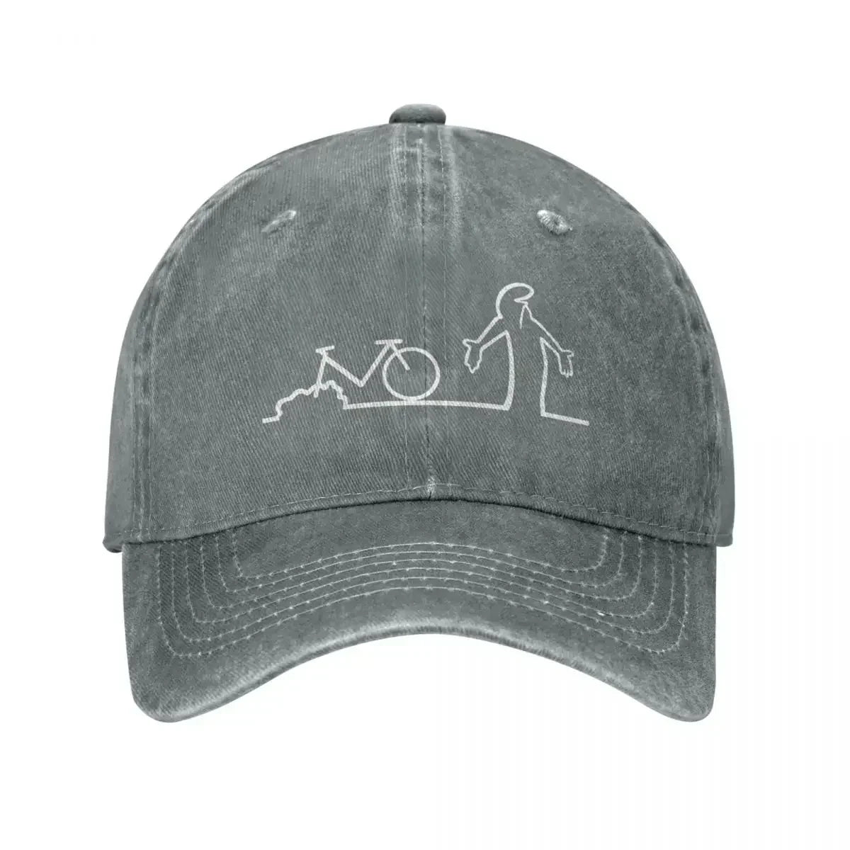 Bicycle La Linea Art Baseball Cap