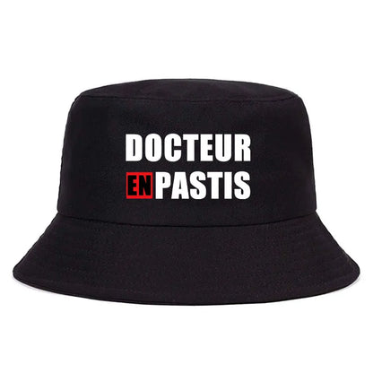 Docteur En Pastis Reversible Funny Bob Bucket Hat