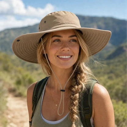 Portable Wide Brim UV Protection Summer Bucket Hat