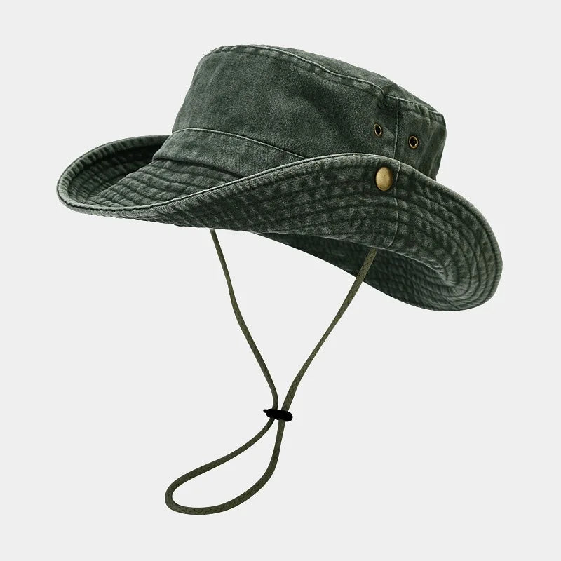 Four Seasons Cotton Solid Bucket Hat