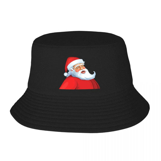 Santa Claus Christmas Theme Unisex Bucket Hat