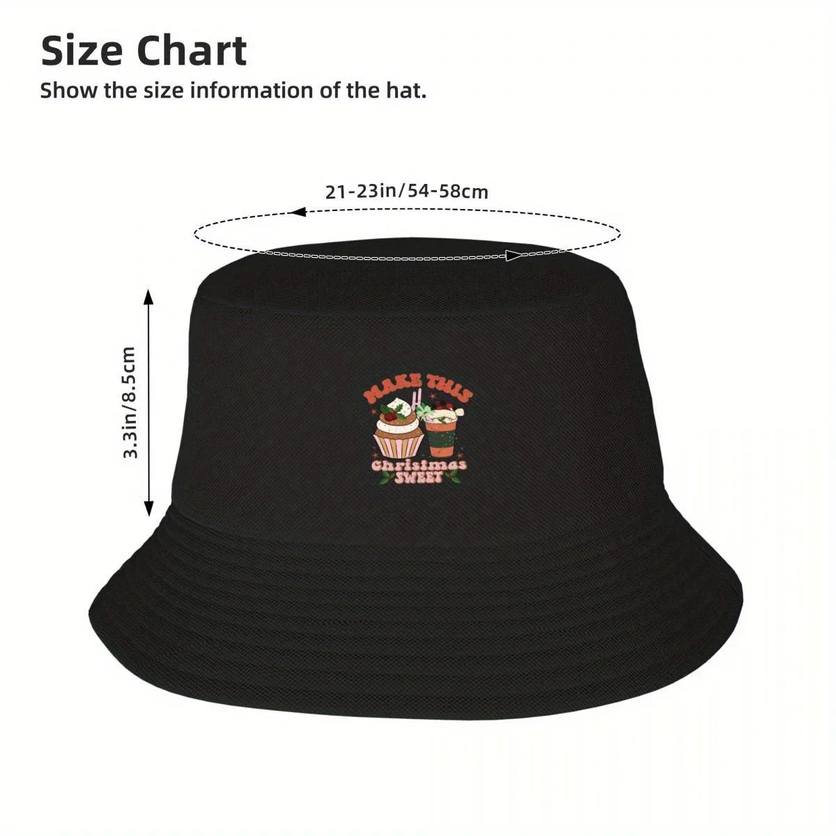Make This Christmas Sweet Festive Bucket Hat Design