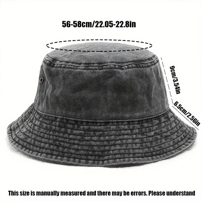 Silly Goose Washed Cotton Bucket Hat For Men Women