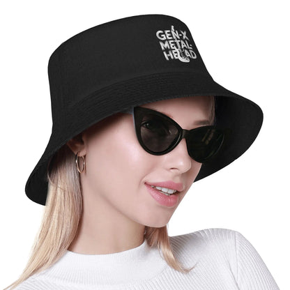 Gen X Metalhead 80s Heavy Metal Music Lovers Bucket Hat
