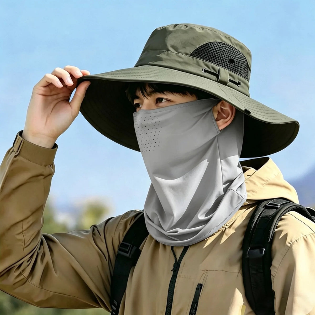 Adjustable Quick-Dry UV Protection Fishing Bucket Hat